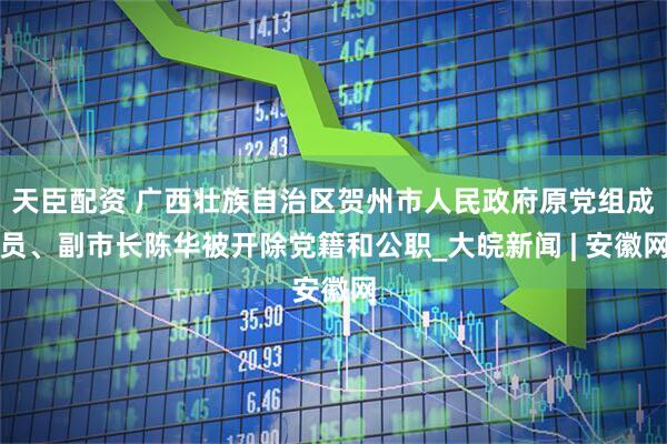 天臣配资 广西壮族自治区贺州市人民政府原党组成员、副市长陈华被开除党籍和公职_大皖新闻 | 安徽网