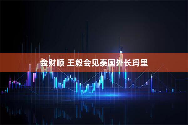金财顺 王毅会见泰国外长玛里
